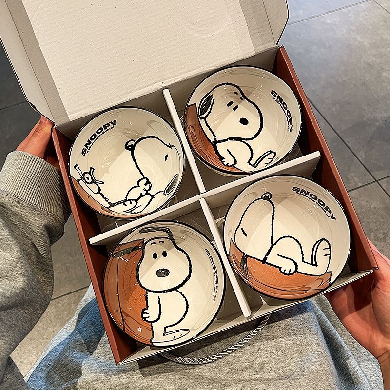Snoopy Ceramic Bowl Set 2025 N - Dim Sum Basket ulasan dan harga
