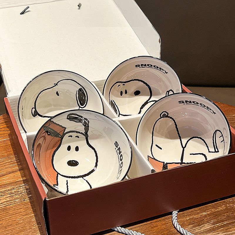 Snoopy Ceramic Bowl Set 2025 N - Dim Sum Basket ulasan dan harga