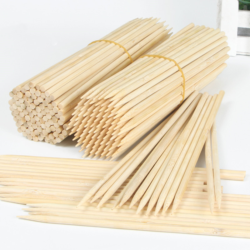 100pcs 20-50CM Disposable Food - Corn Dog Stick ulasan dan harga