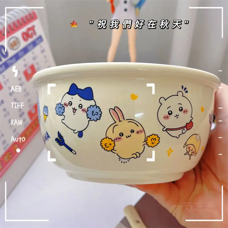Chiikawa Cute Cartoon Ceramic  - Dim Sum Basket ulasan dan harga
