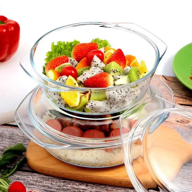 Tempered Glass Bowl with Lid H - Dim Sum Basket ulasan dan harga