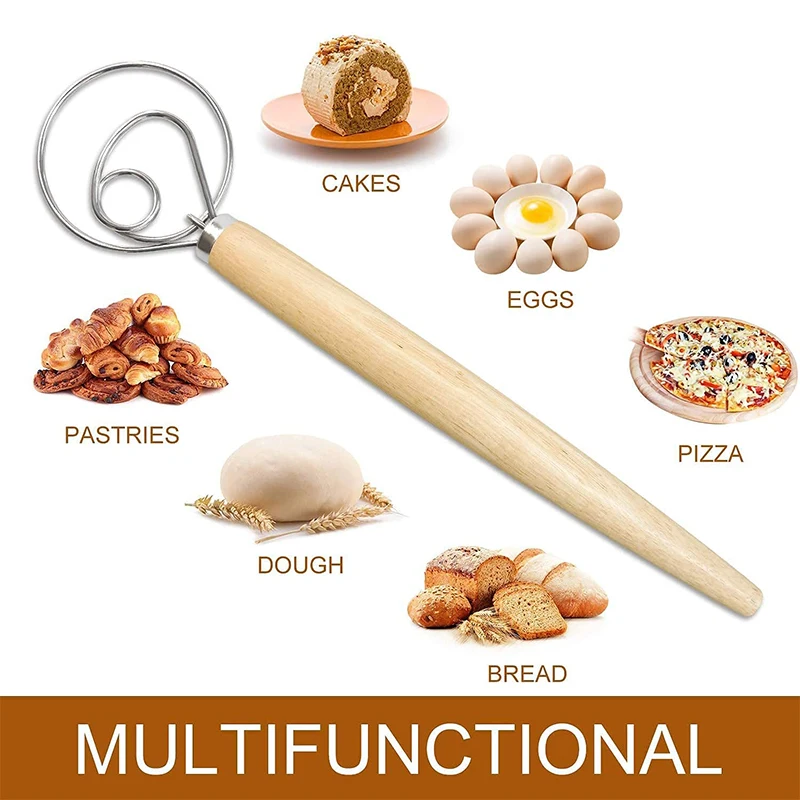 Cake Tools Danish Dough Whisk  - Danish Pancake Pan ulasan dan harga