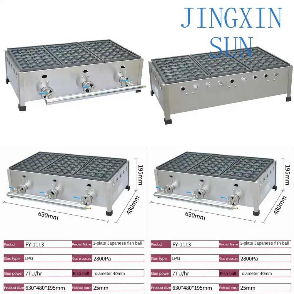 Gas Fish Ball Furnace FY-1113  - Takoyaki Grill Plate ulasan dan harga