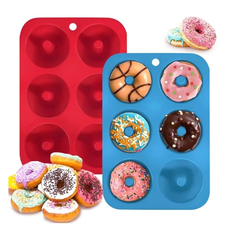 6 Holes Silicone Donut Mold Ba - Donut Mold Silicone ulasan dan harga