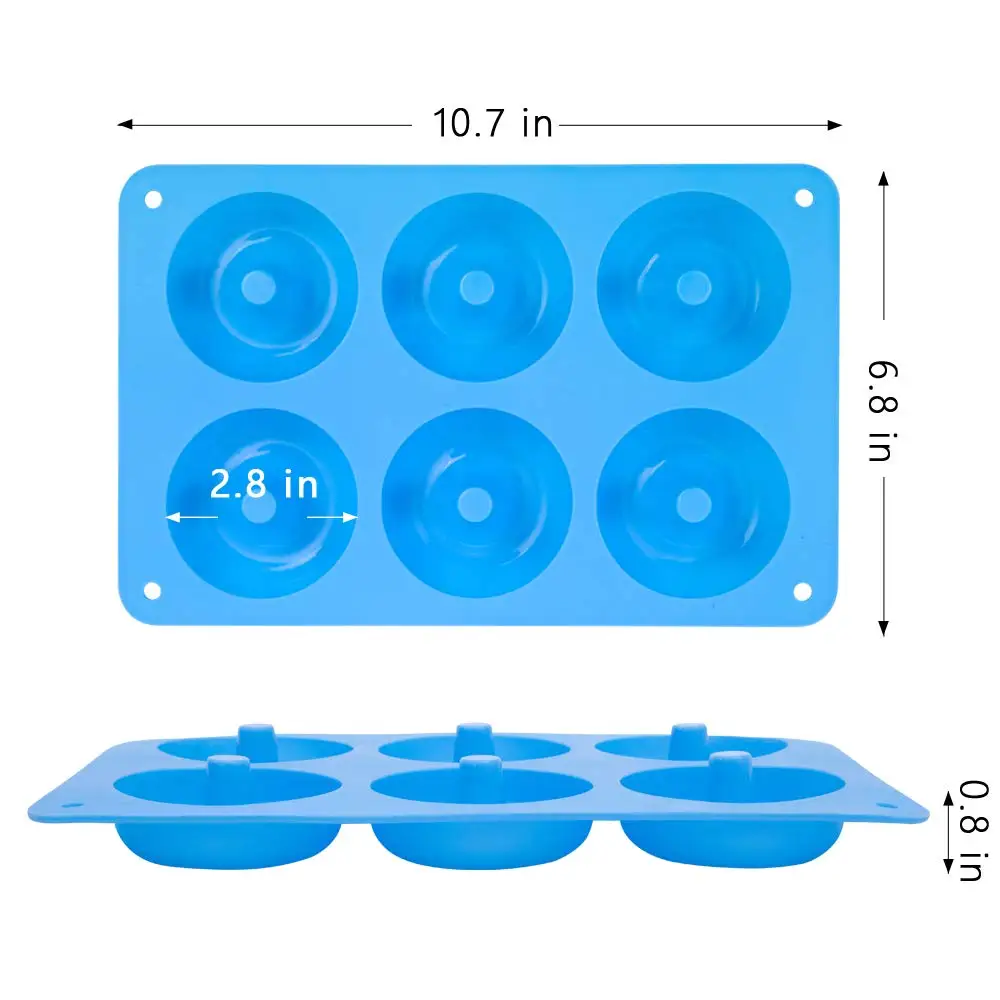 6 Holes Silicone Donut Mold Ba - Donut Mold Silicone ulasan dan harga
