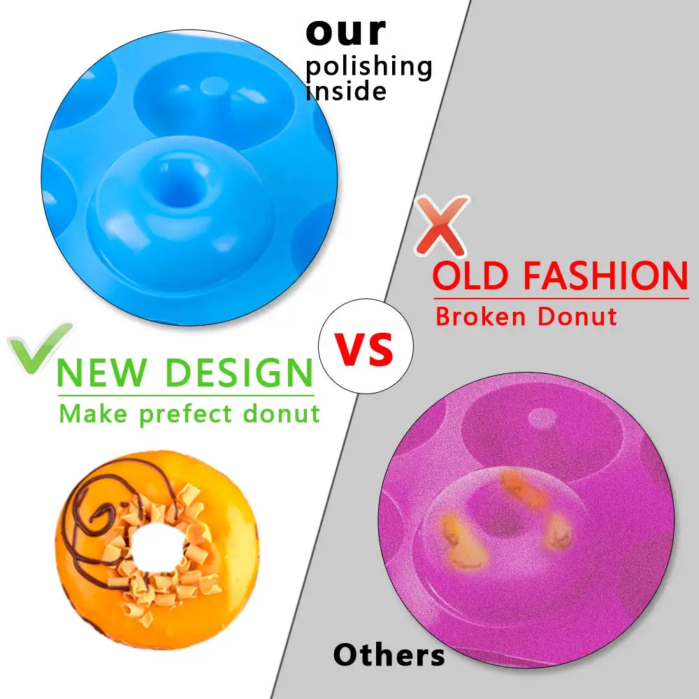 6 Holes Silicone Donut Mold Ba - Donut Mold Silicone ulasan dan harga