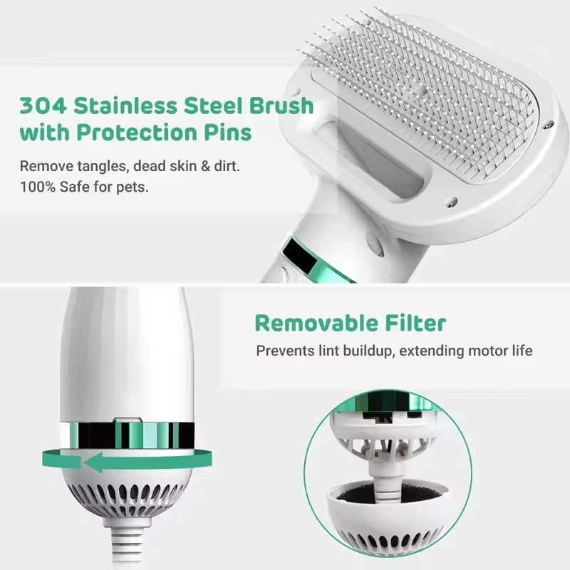 2-in-1 Pet Hair Dryer Grooming - Hot Dog Press ulasan dan harga