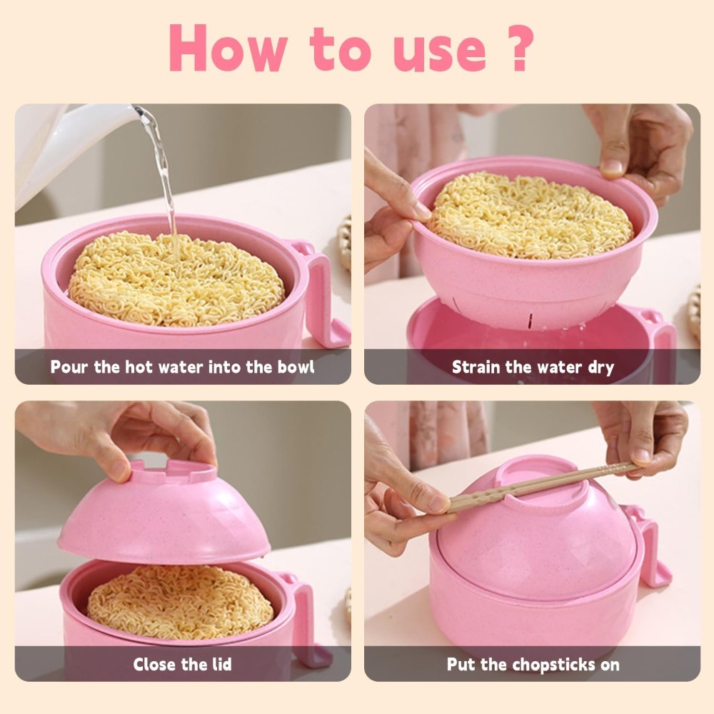 Microwave Ramen Bowl 6-Piece S - Dim Sum Basket ulasan dan harga