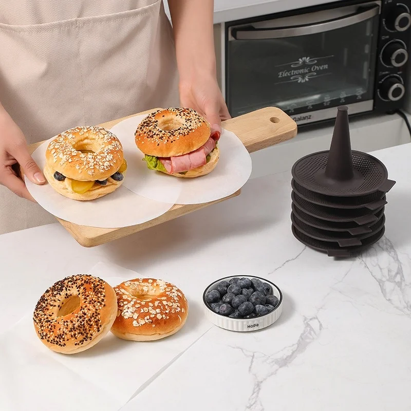 6Pcs Baking Mold Bread Donut P - Donut Mold Silicone ulasan dan harga