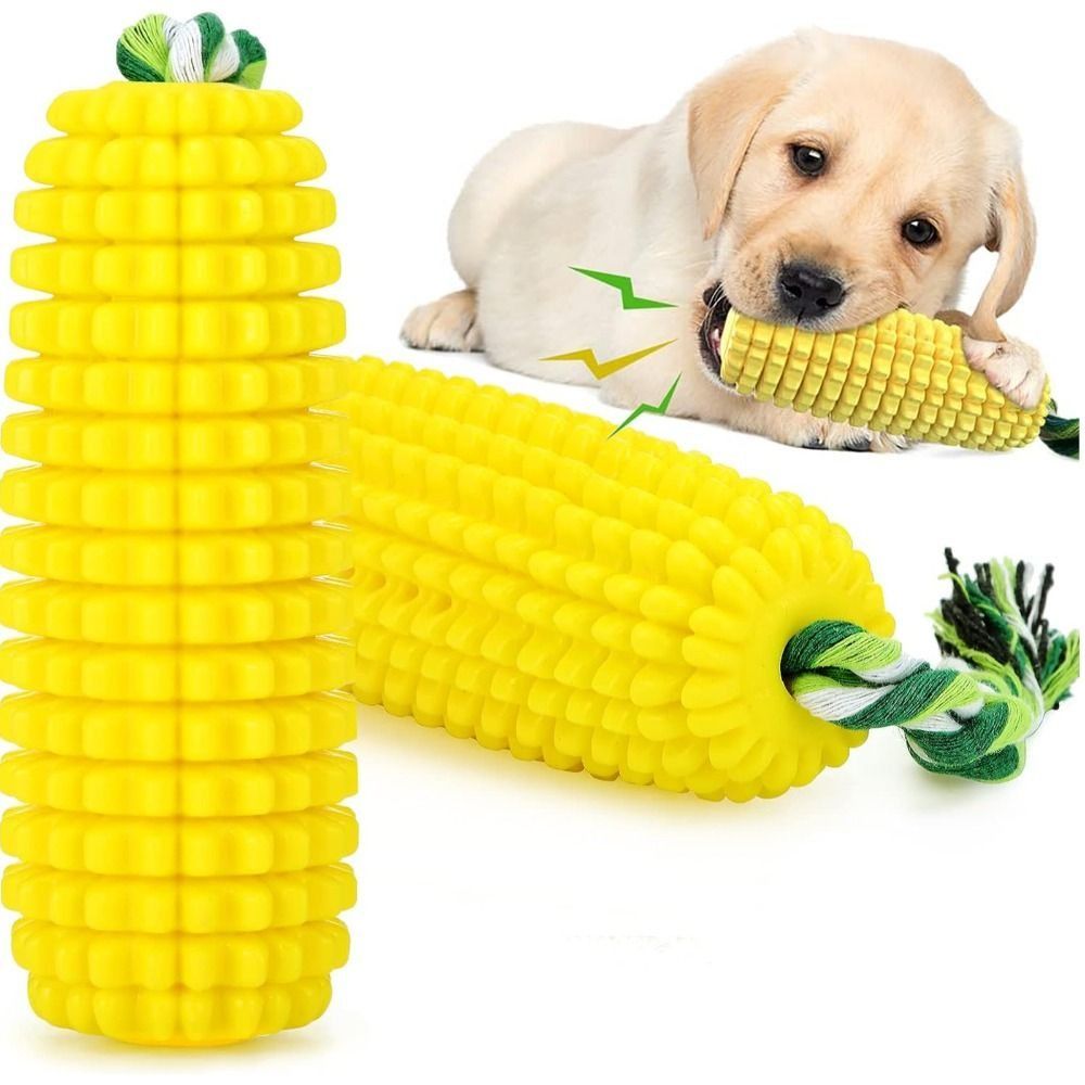 Tough Rubber Dog Chew Corn Sti - Corn Dog Stick ulasan dan harga
