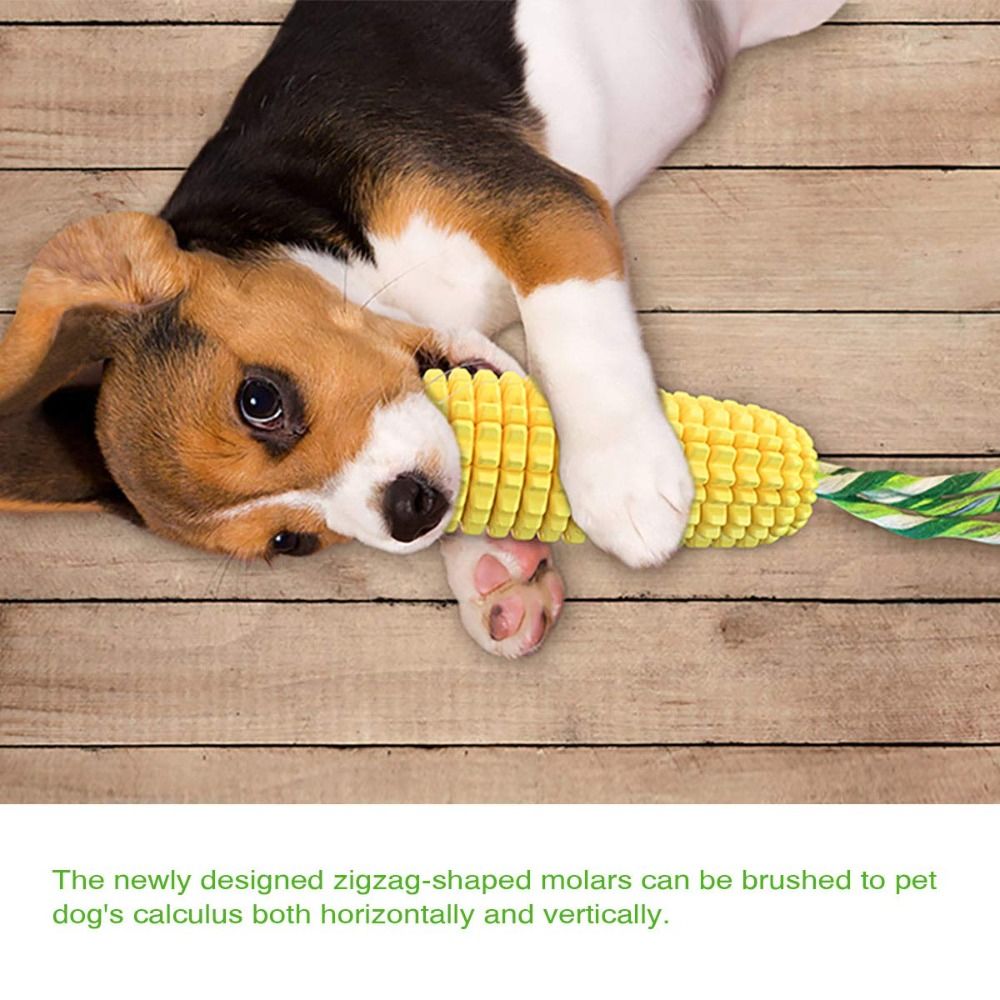 Tough Rubber Dog Chew Corn Sti - Corn Dog Stick ulasan dan harga
