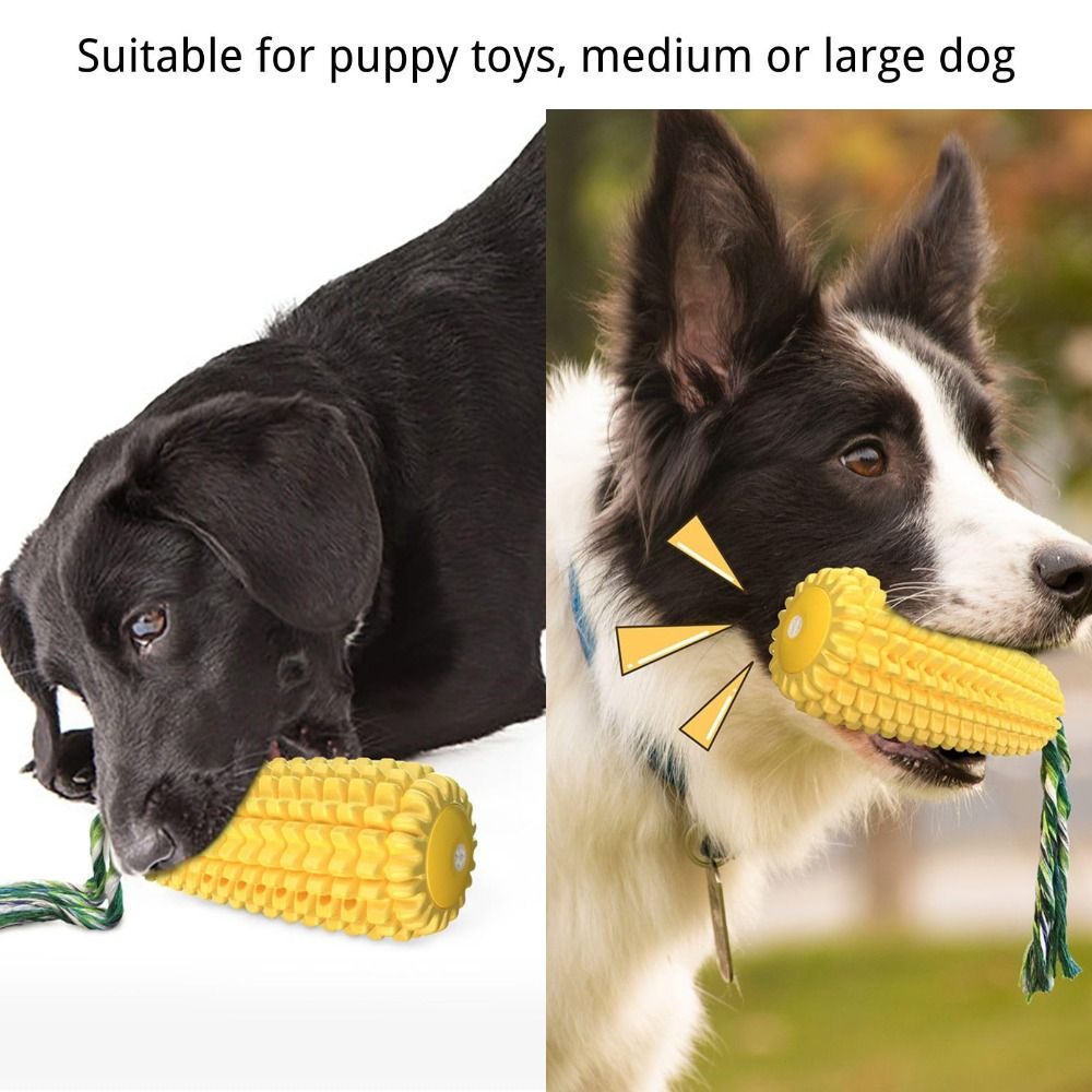 Tough Rubber Dog Chew Corn Sti - Corn Dog Stick ulasan dan harga