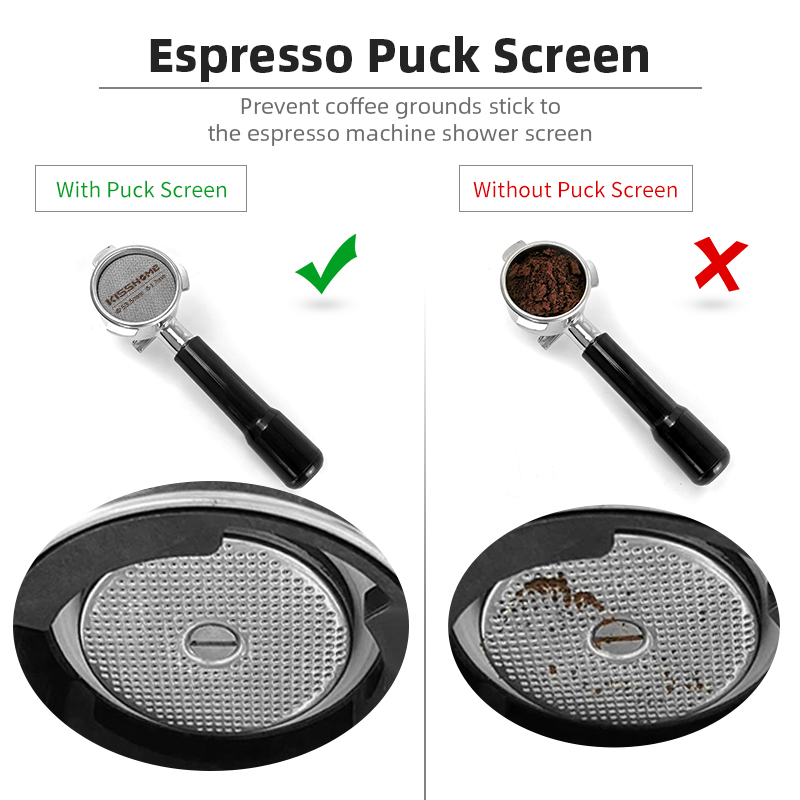 Coffee Puck Screen 51mm 53.5mm - Delonghi Espresso Magnifica ulasan dan harga