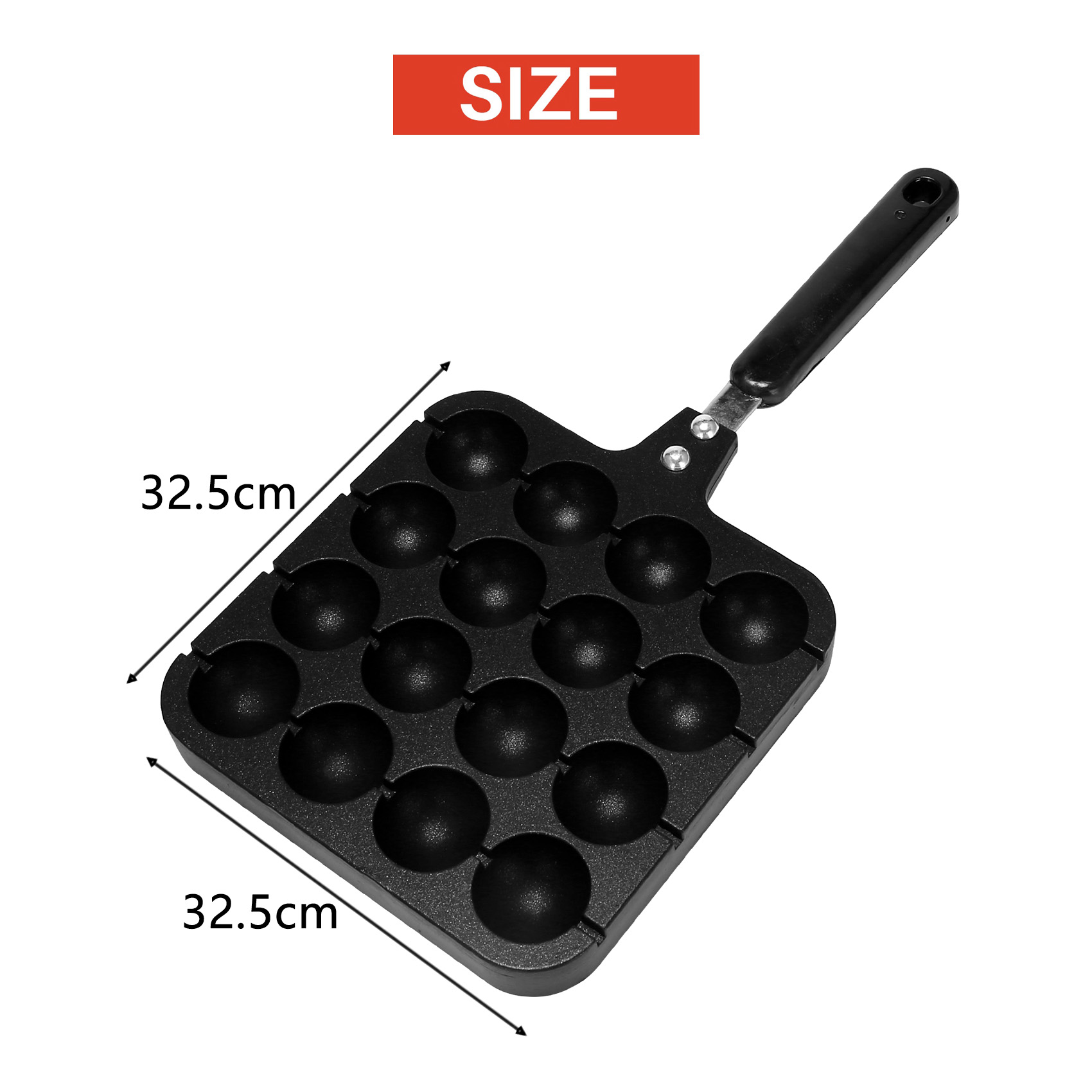 F-T 16 Holes Aluminum Takoyaki - Takoyaki Grill Plate ulasan dan harga