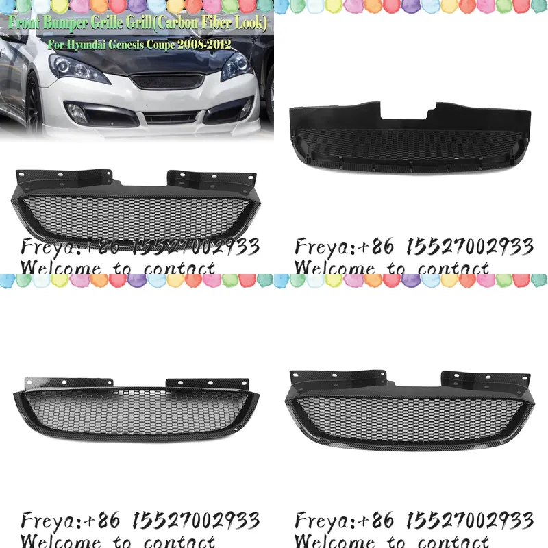 Front Grille Grill For Genesis - Crepe Pan Carbon ulasan dan harga