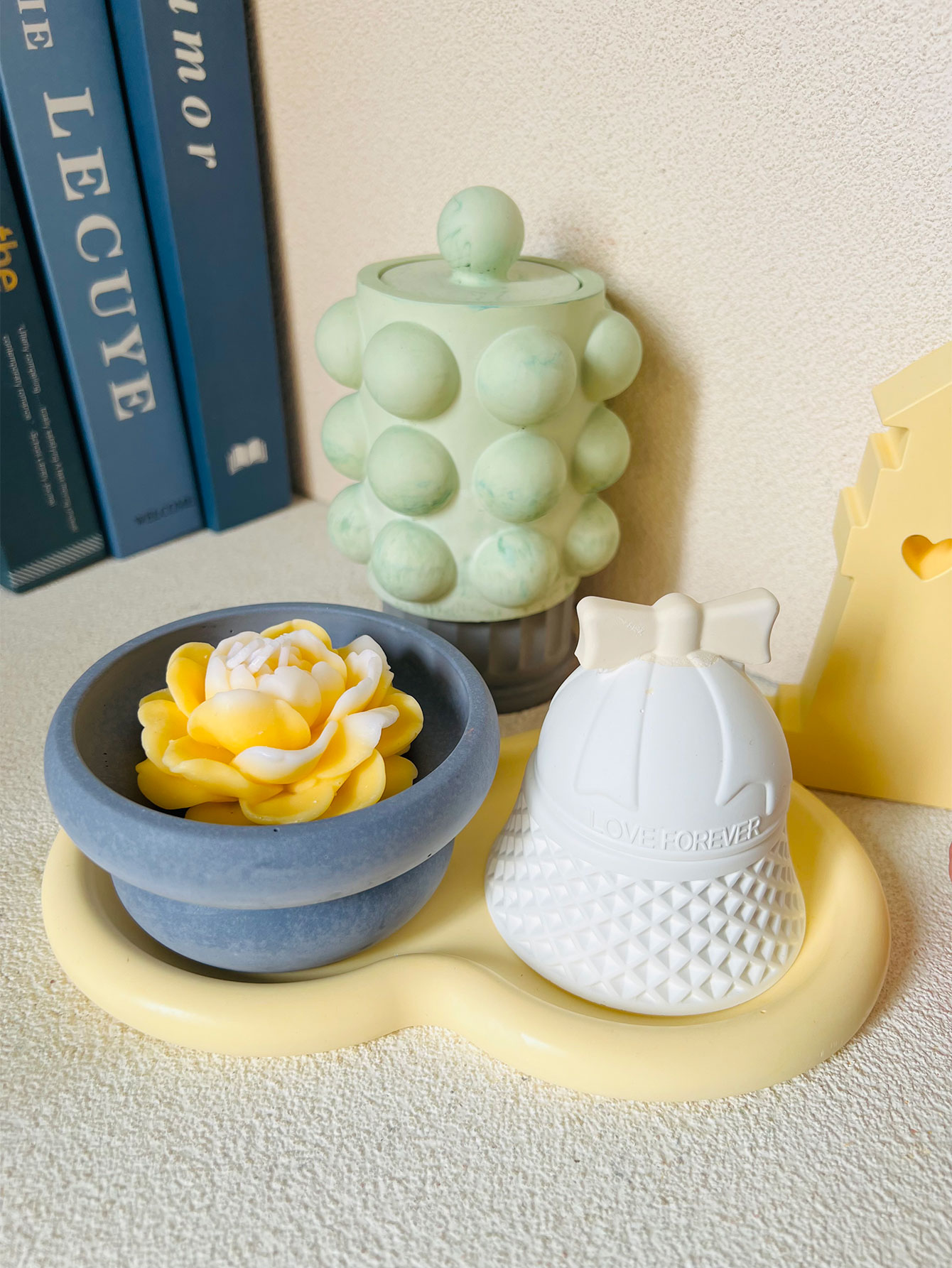 Bubble Jar Candle Vessel Concr - Donut Mold Silicone ulasan dan harga