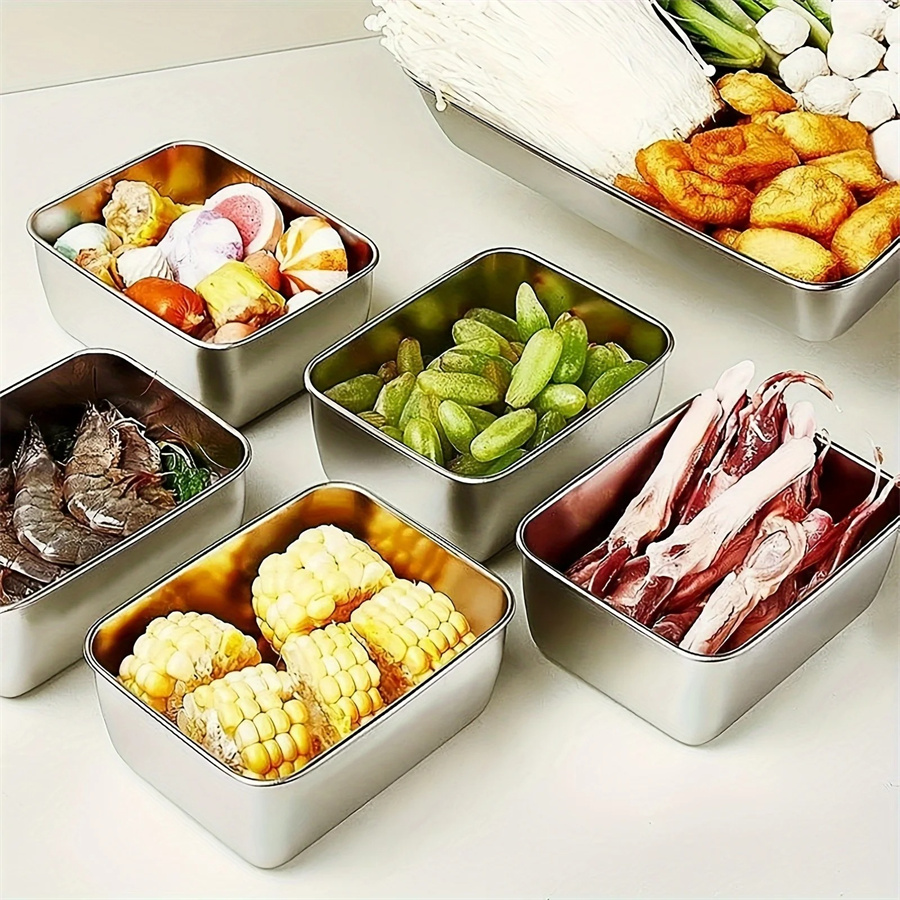1/3/5pcs Stainless Steel Food  - Dim Sum Basket ulasan dan harga